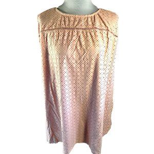 French Laundry Peach Tank Women Shirt Size 3X